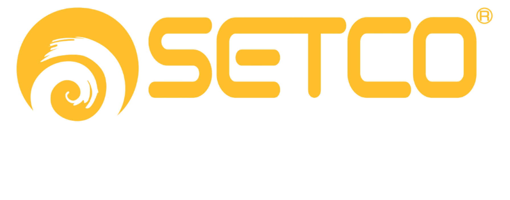 Setco logo for Black bg